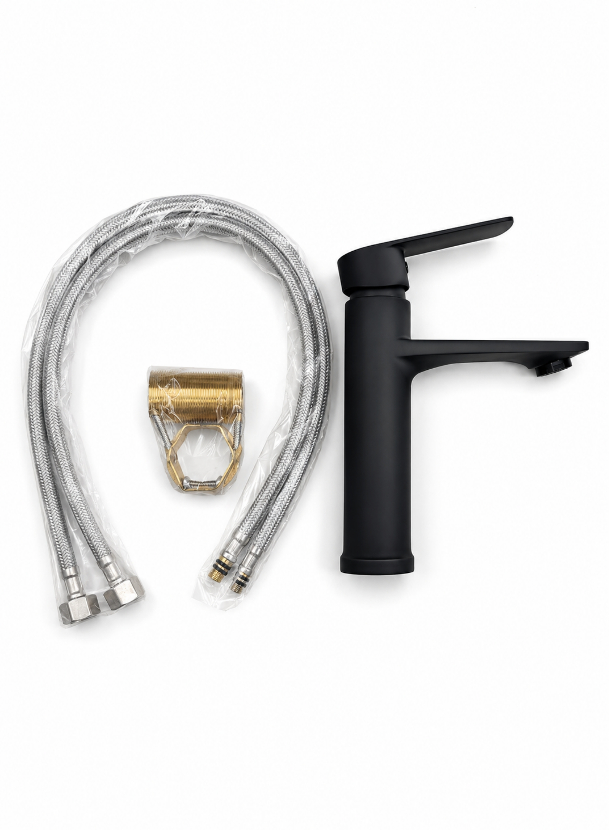 Matte Black Wash Basin Mixer Faucet