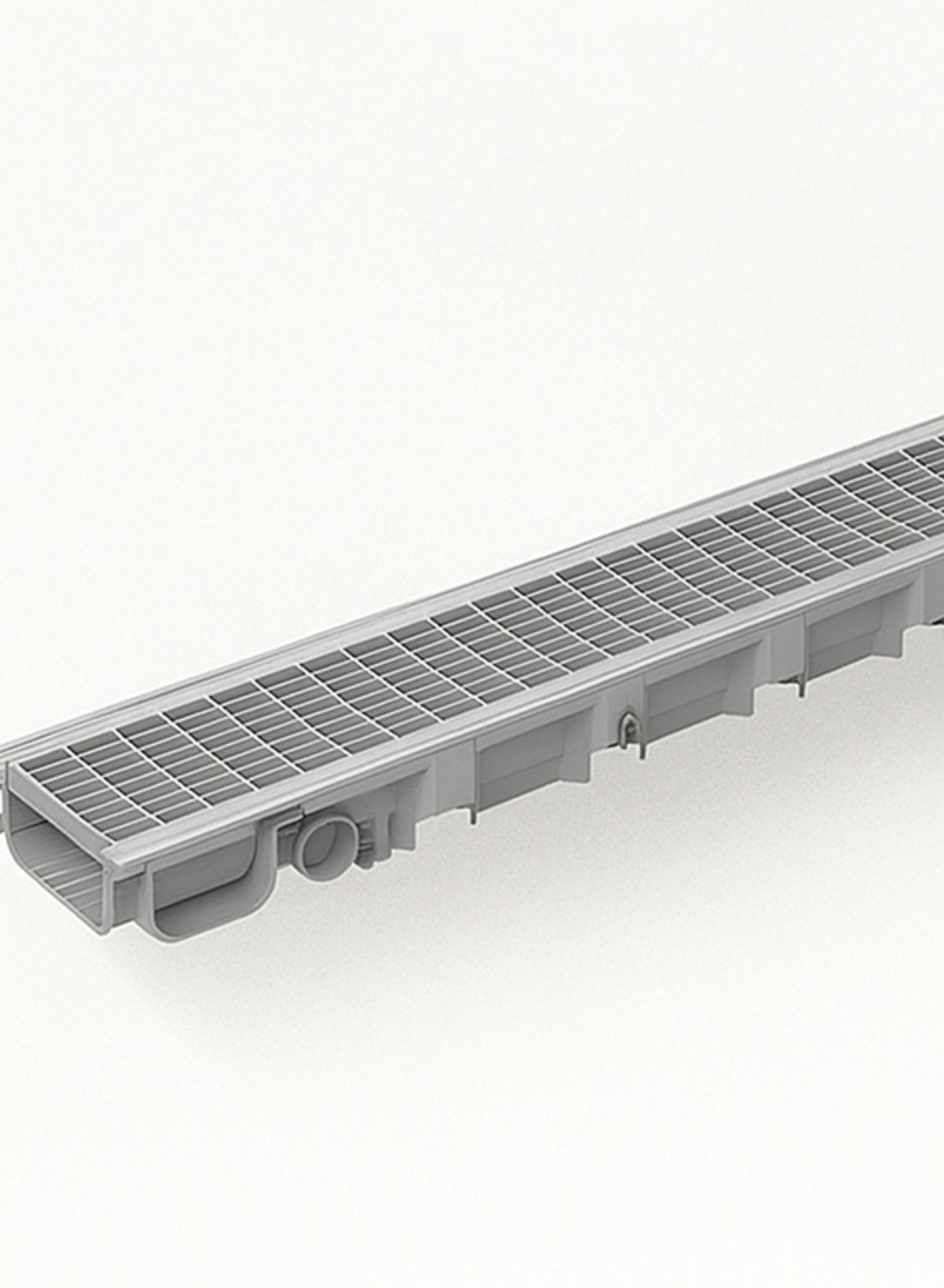Full Plastic Gratting with Platic Body 100x10 cm