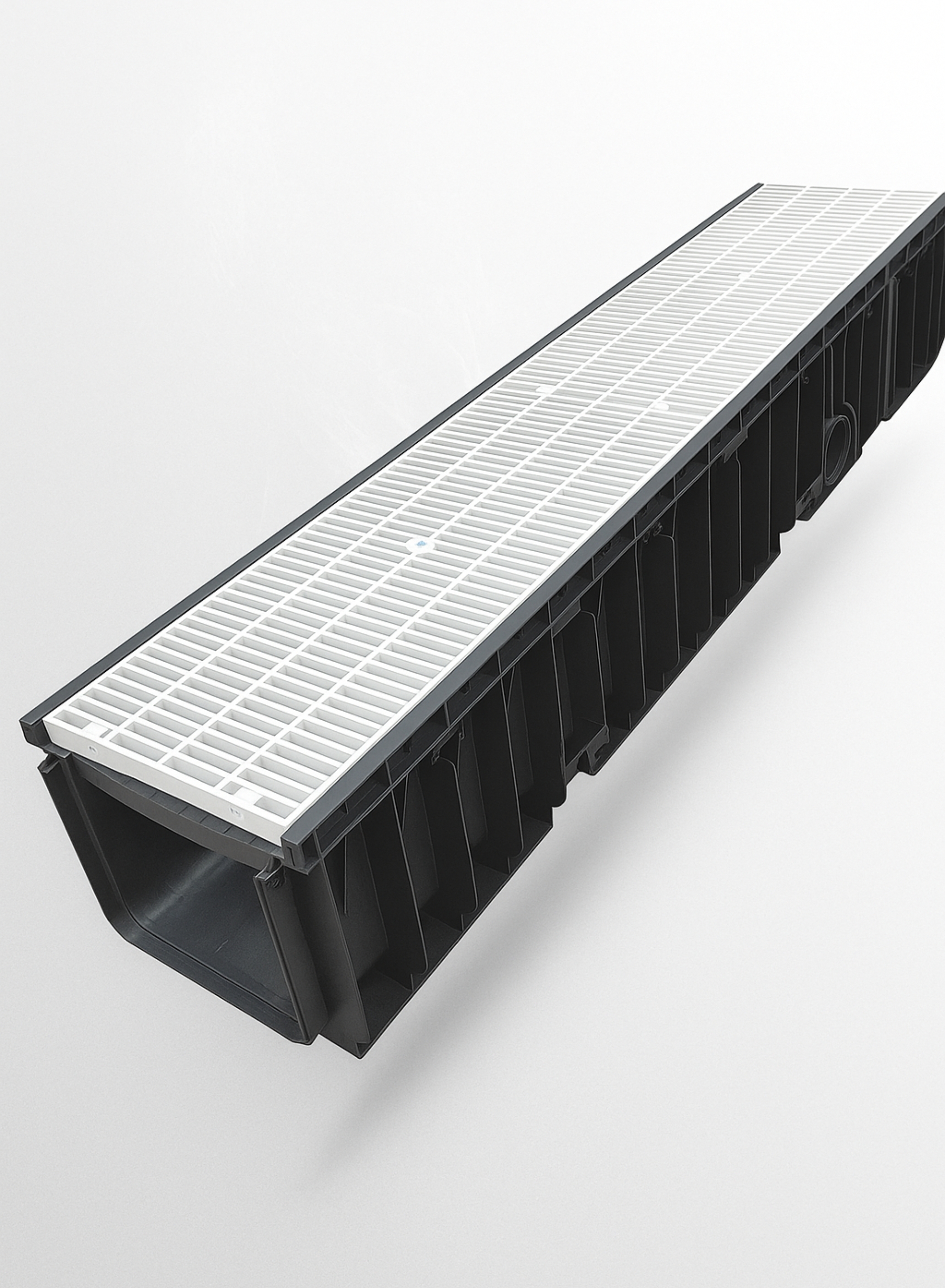 100x20 Full Plastic Grating & Body HDPE Plastic A-125