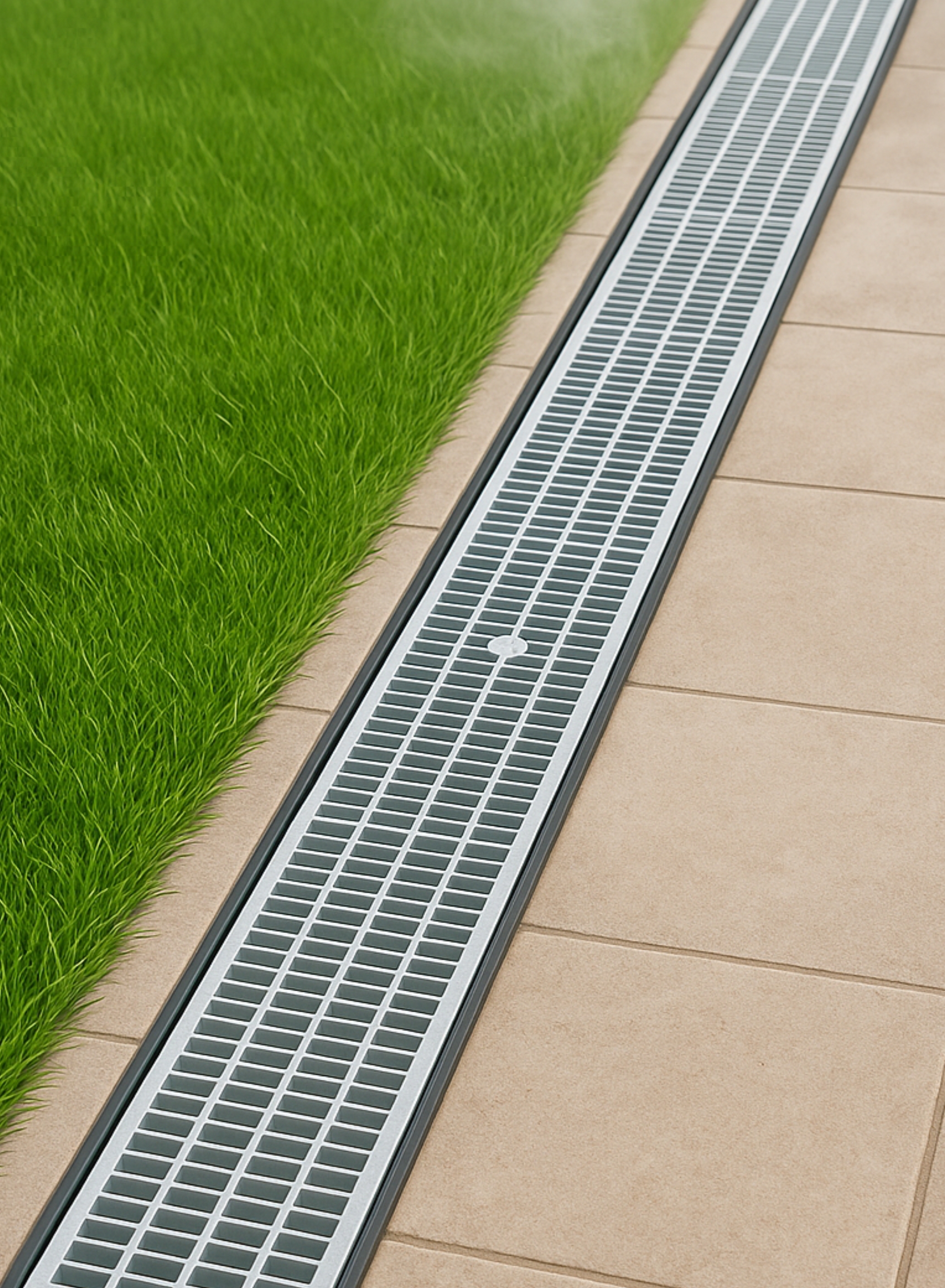 100x20 Full Plastic Grating & Body HDPE Plastic A-125