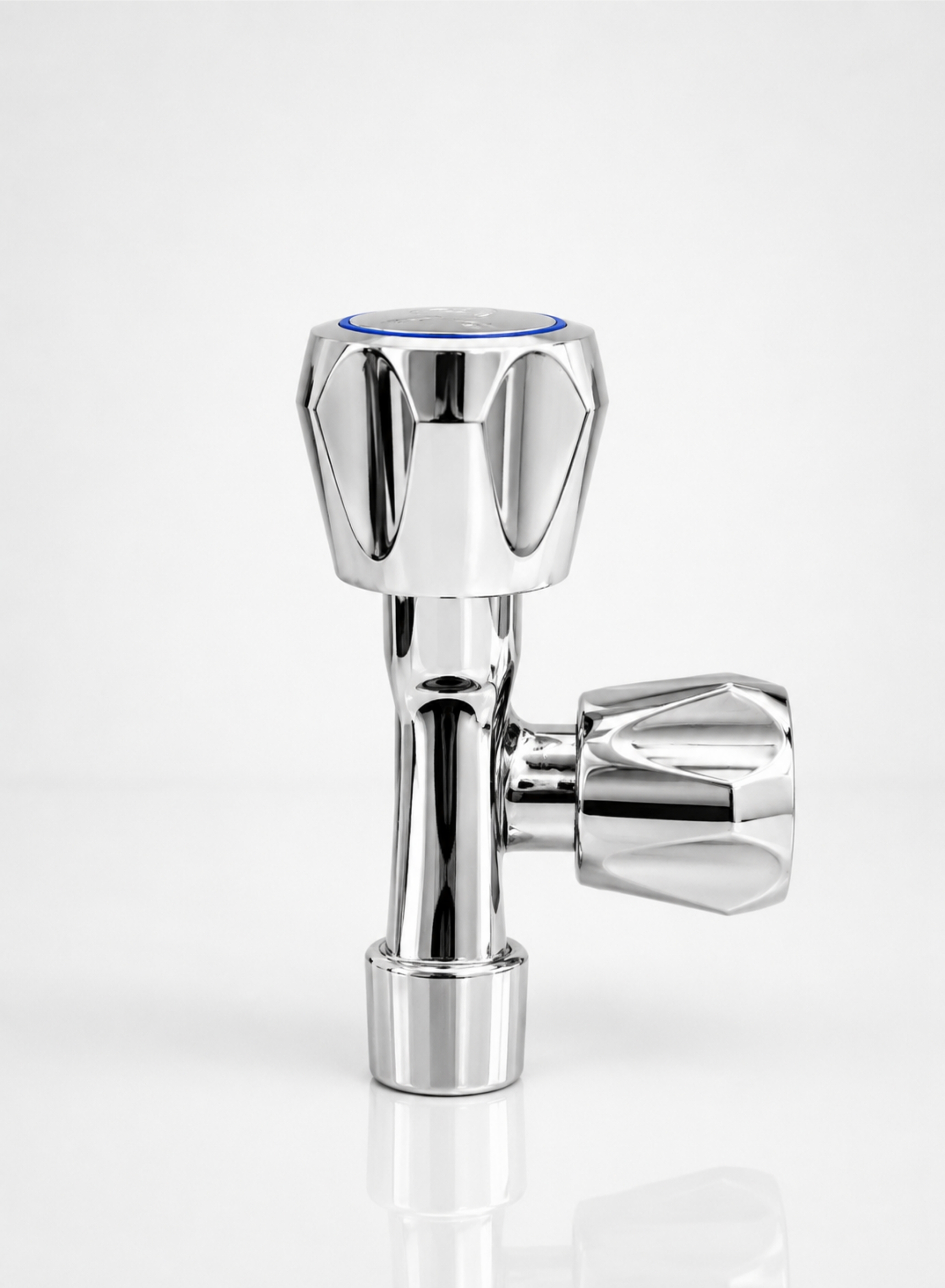 Premium Chrome Double Outlet Faucet,