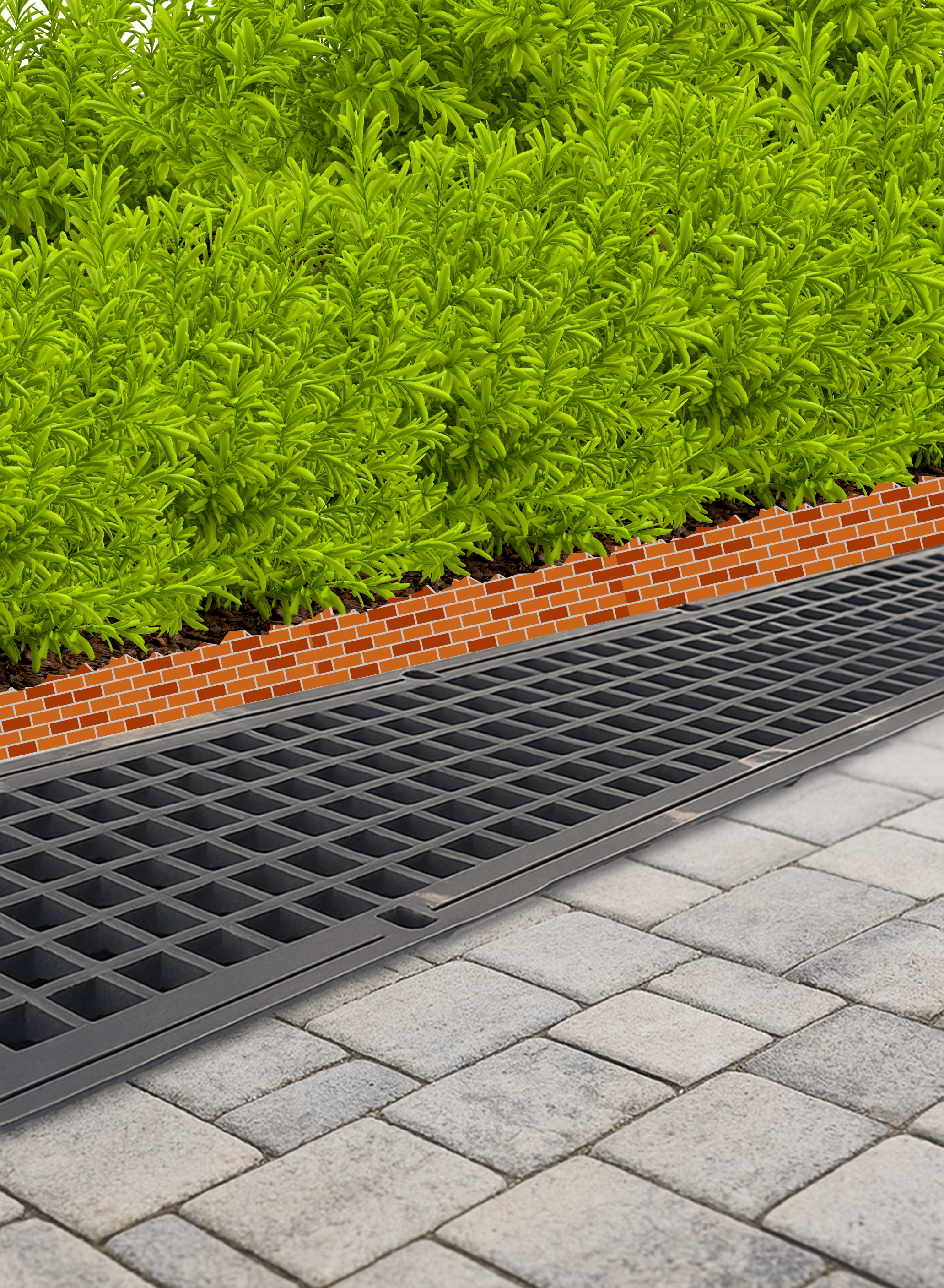 Heavy Duty Grating Channel 100x20 cm | D-400
