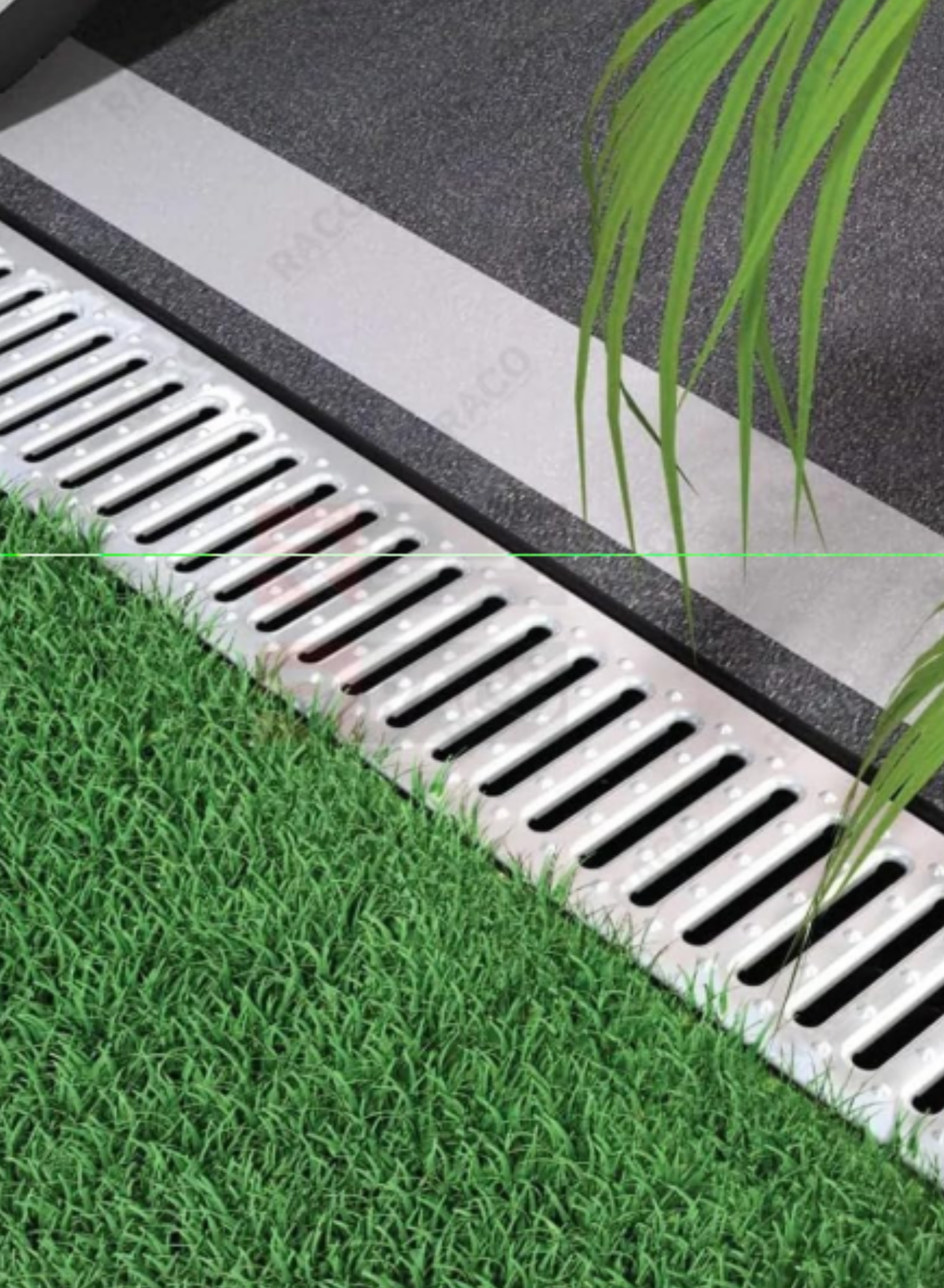 100x15 HDPE Plastic and Galvnized Steel Grating