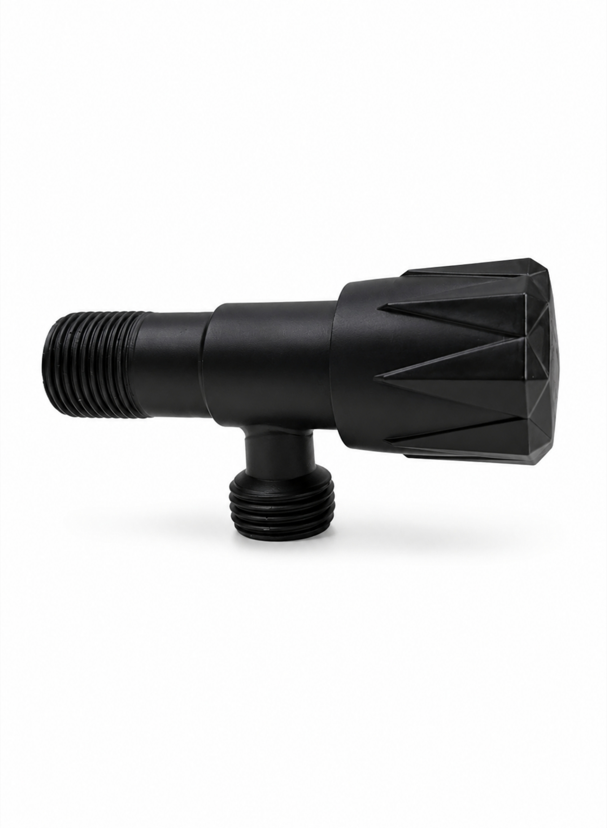 Premium Matte Black Stainless Steel Angle Valve