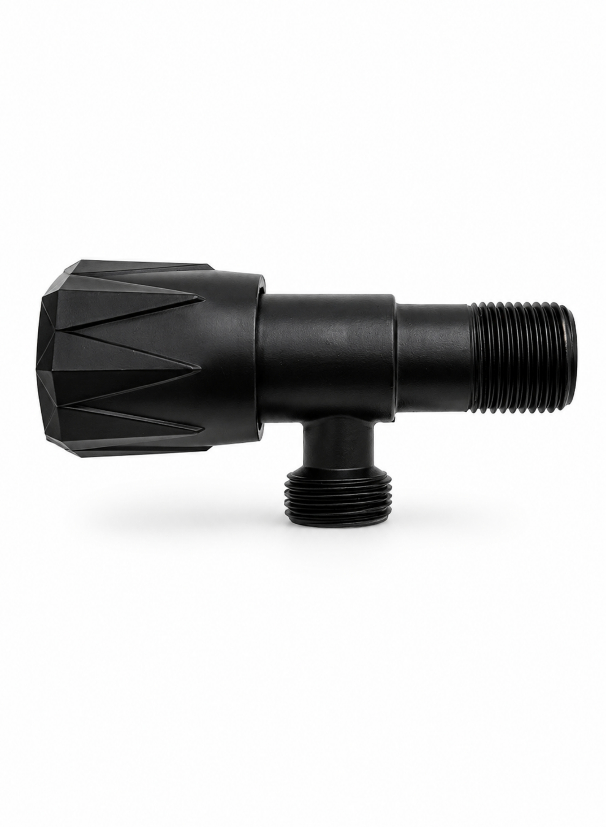 Premium Matte Black Stainless Steel Angle Valve