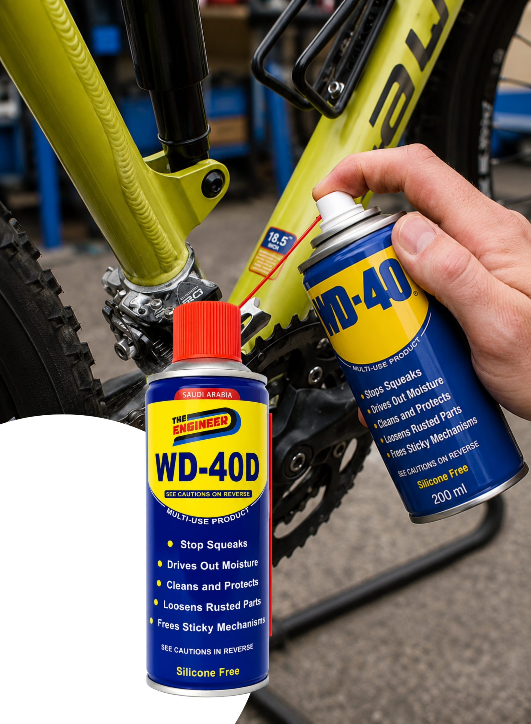 WD-40D Multi-Use Lubricant Spray 2-Piece Combo.