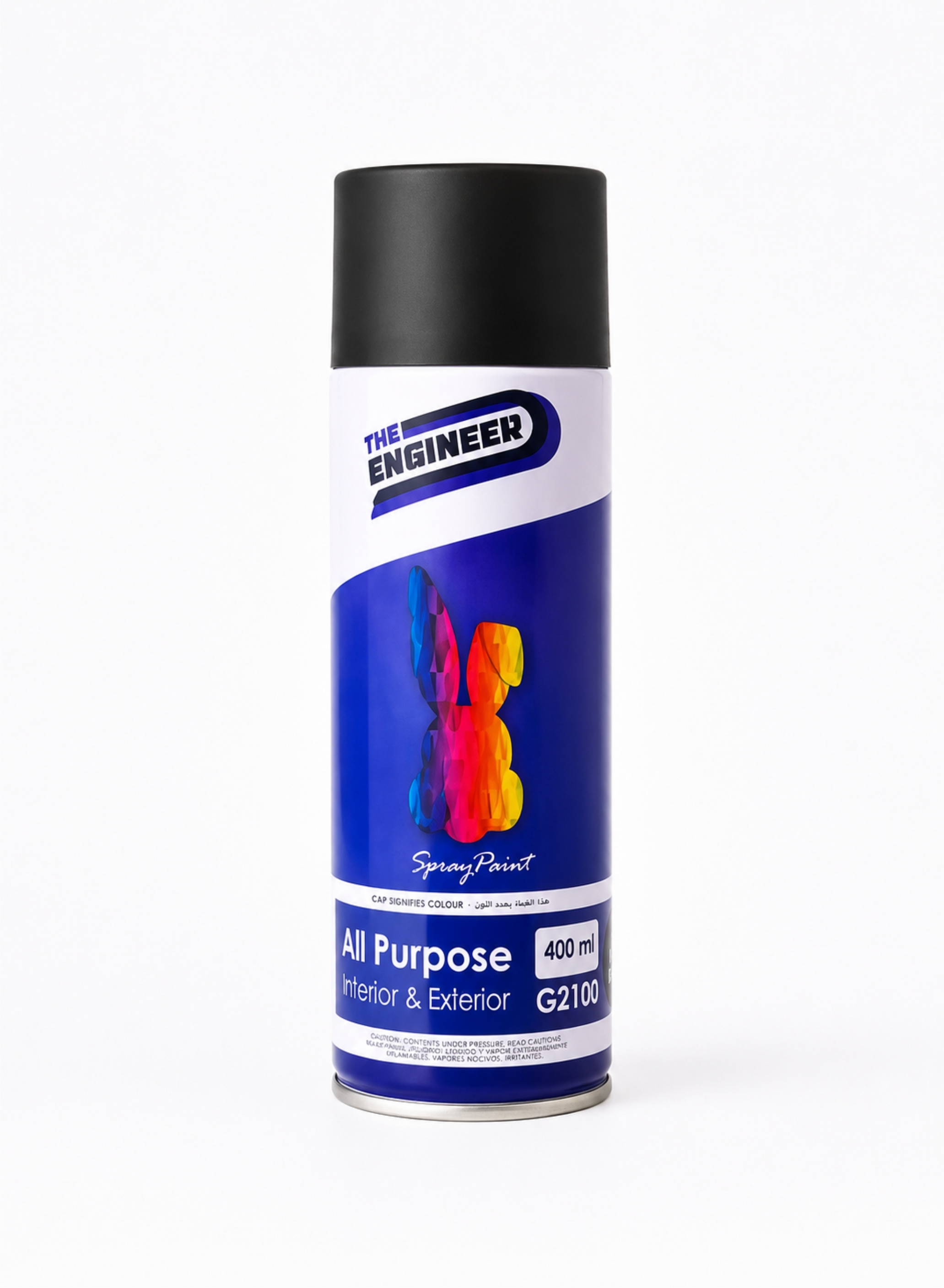 Spray Paint 400ml - Matte Black,