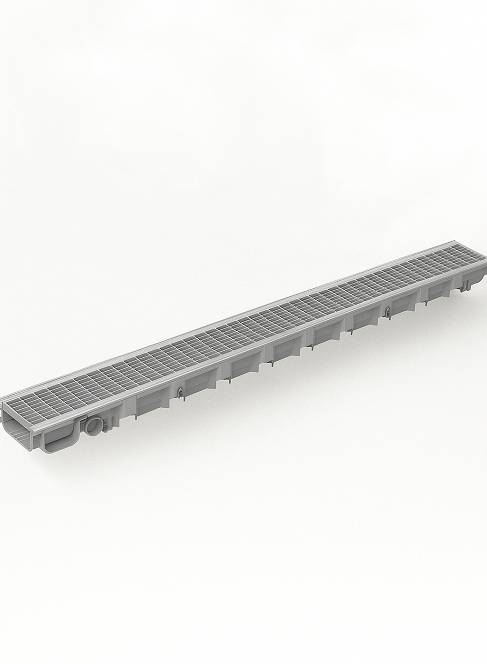 Full Plastic Gratting with Platic Body 100x10 cm