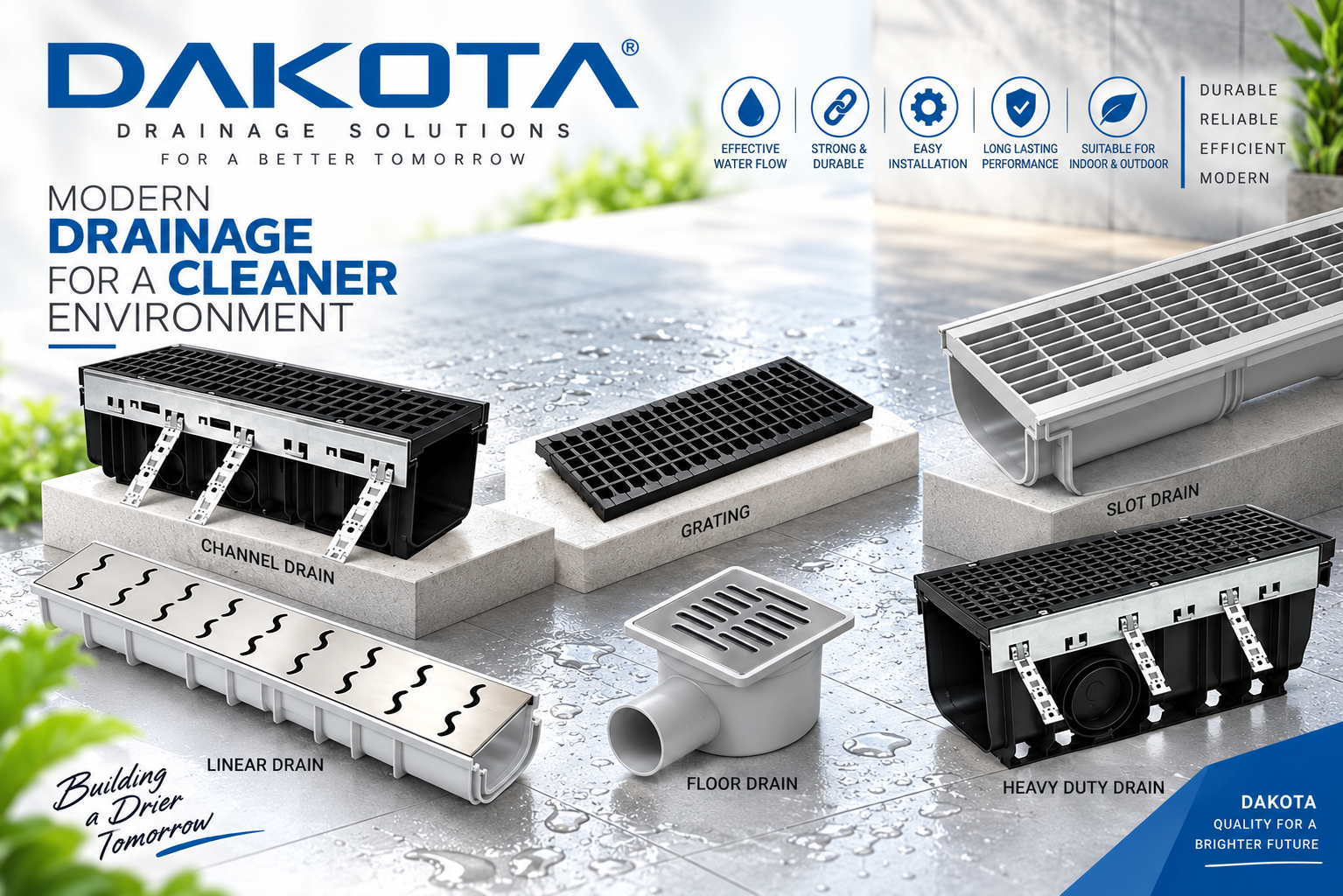 Dakota Floor Channel Grating